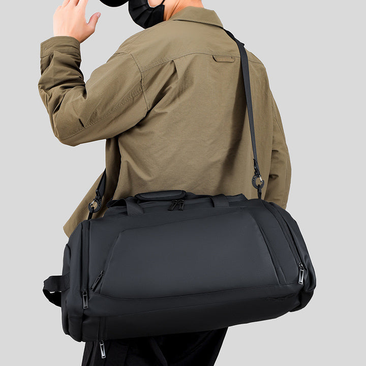 Sport and Travel Bag with Separate Shoe Compartment and Versatile Storage Bowlift