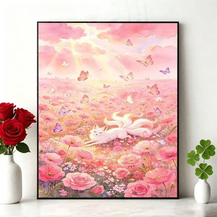 Dreamy Floral Fantasy Wall Art Bowlift