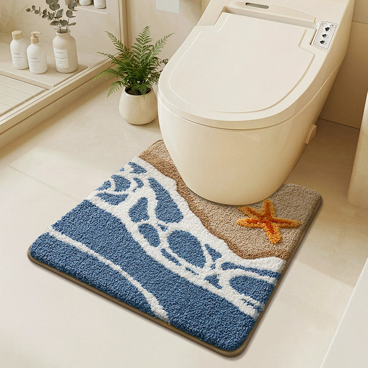 Unisex Plush Bath Mat Bowlift