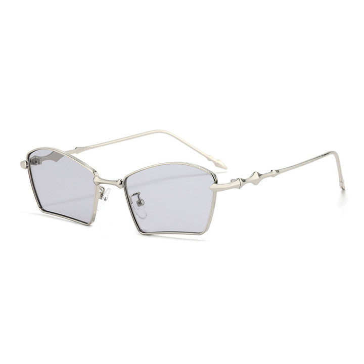 Ladies trendy sunglasses with geometric frame and gradient lenses Bowlift
