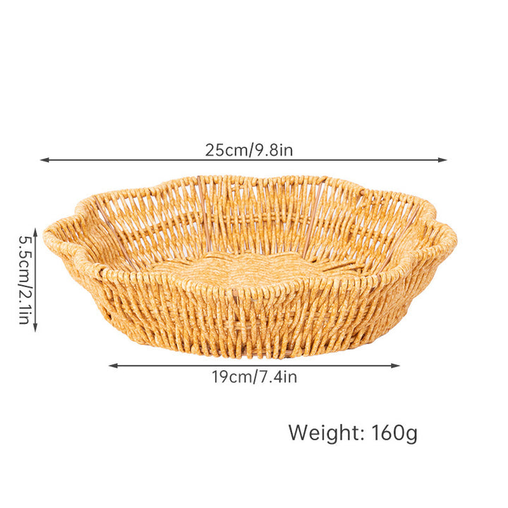Decorative Centerpiece Woven Basket Bowlift