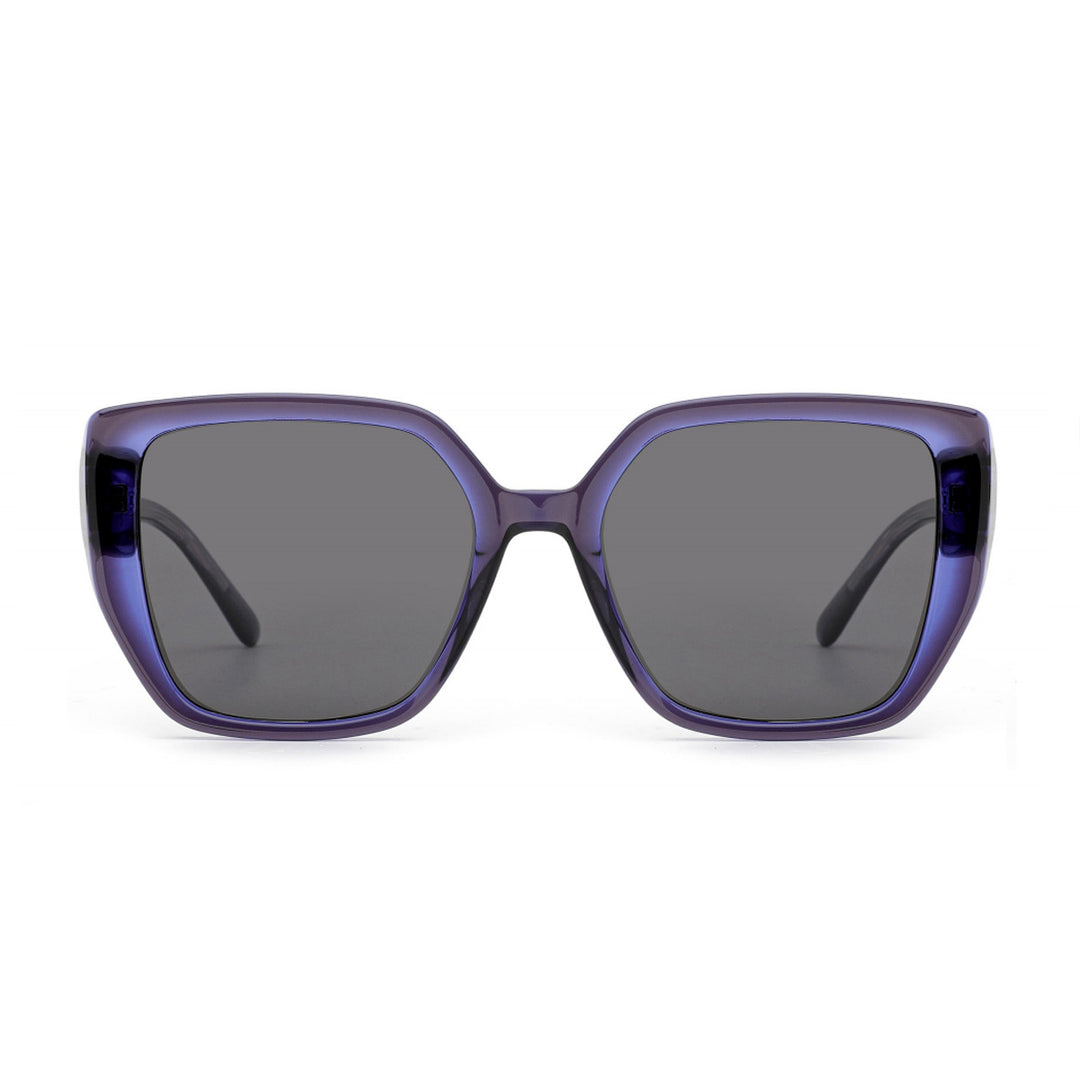 Ladies large square sunglasses with innovative frame and polarized lenses Bowlift