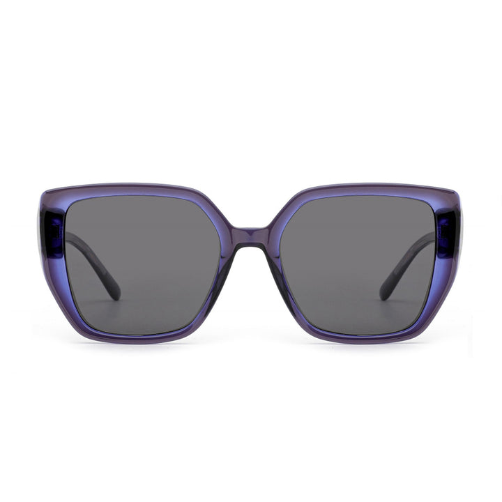 Ladies large square sunglasses with innovative frame and polarized lenses Bowlift