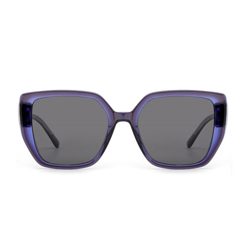 Women's sunglasses with fashionable, multifaceted frame and UV protection Bowlift