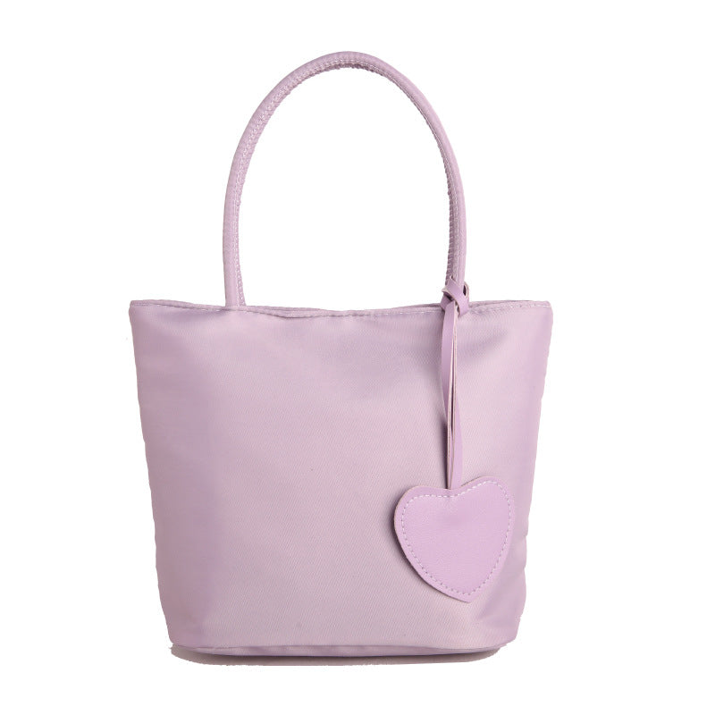 WoStylish Heart-Embellished Everyday Tote Bag Bowlift