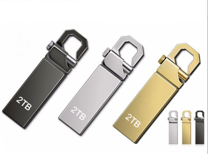 High-Capacity Retractable USB Flash Drive Bowlift