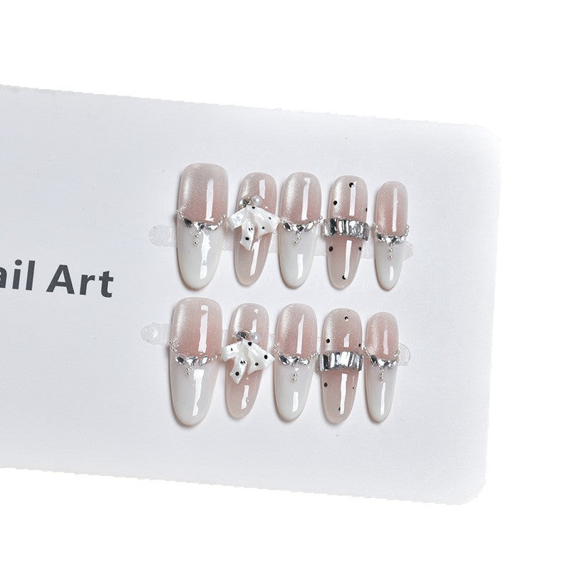 Glamorous Crystal-Embellished Press-On Nail Extensions Bowlift