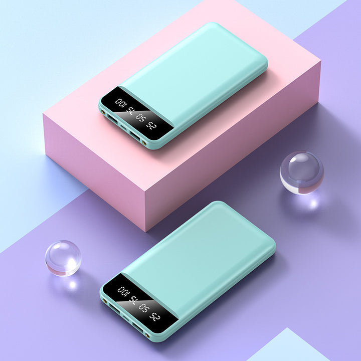 Portable power bank with digital smart display and fast charging speed Bowlift