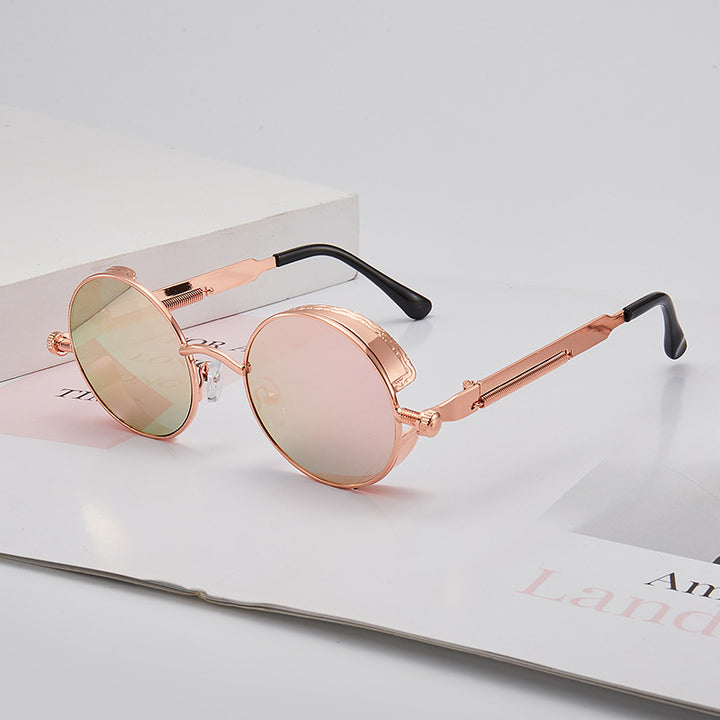 Women's retro-inspired round sunglasses with special lenses Bowlift