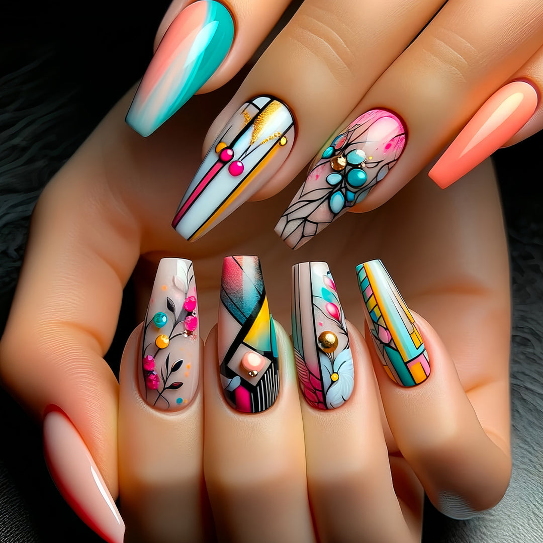 Artistic Gel Nail Decoration Set Bowlift