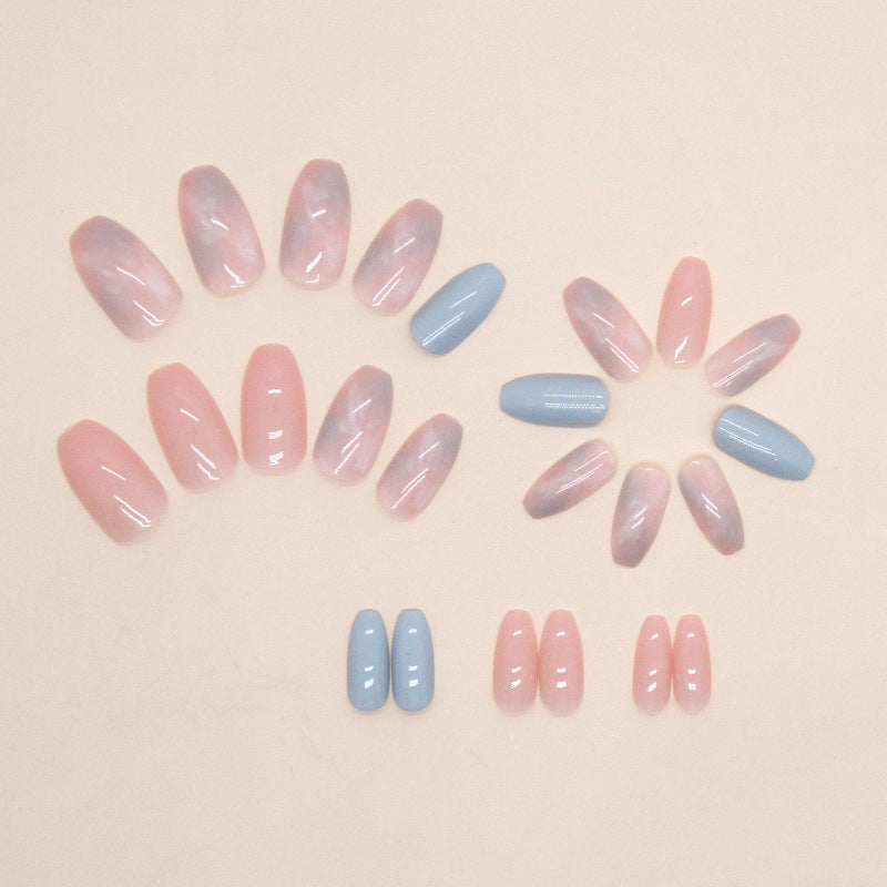Ombre Glossy Nail Tips Bowlift