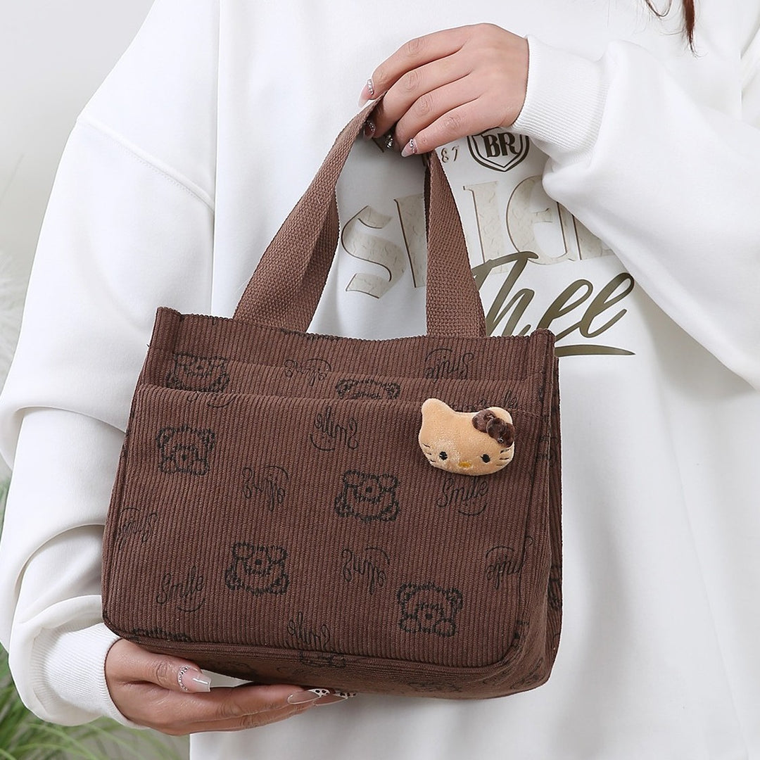 Cute Fun Cartoon Themed Mini Tote Bag Bowlift