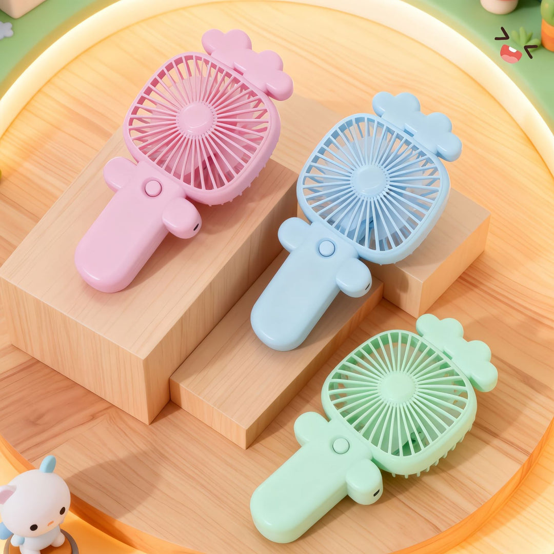 Ladies Portable Hand Fan with Ergonomic Design Bowlift
