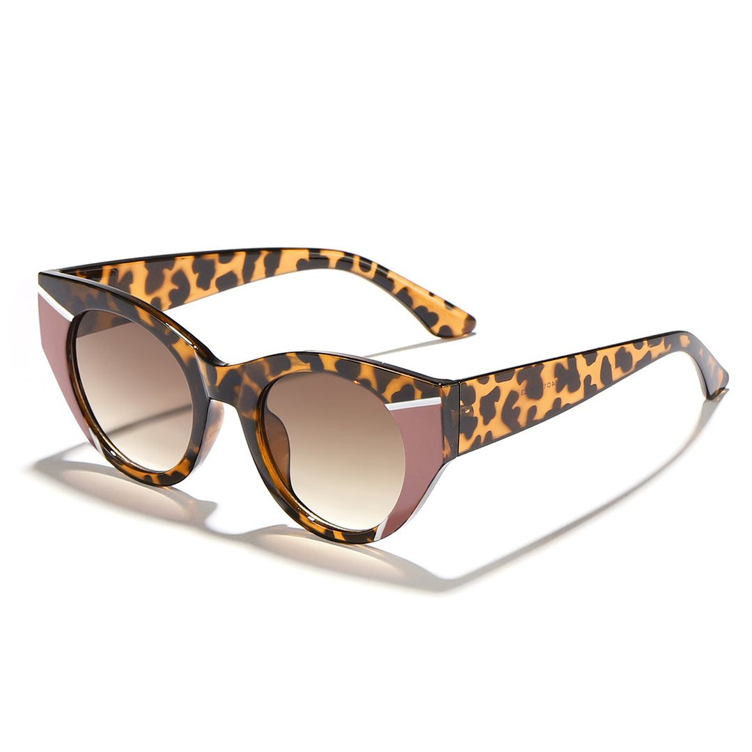 Women's fashionable sunglasses with unique leopard print Bowlift