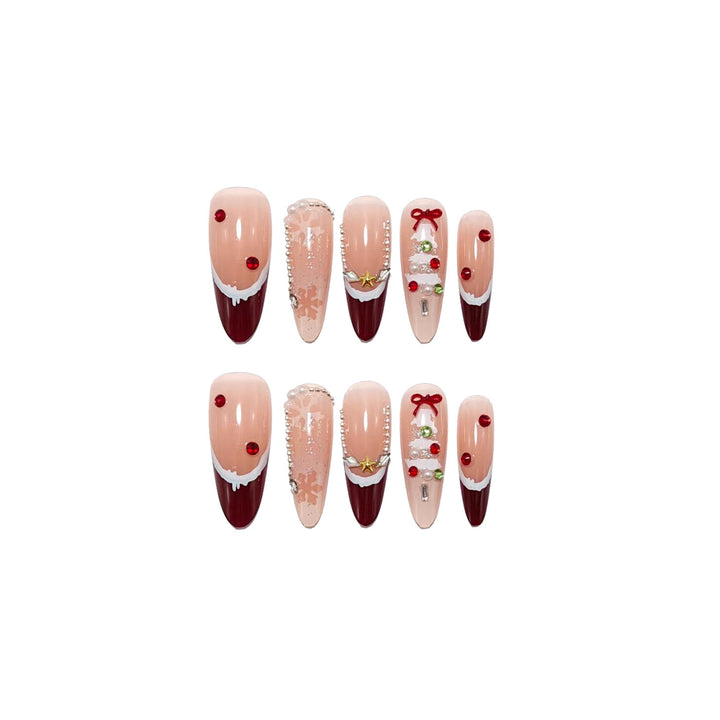 Christmas Art Nail Set Bowlift