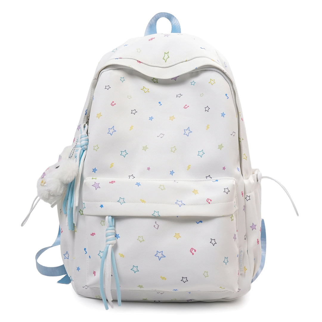 Fashionable backpack with colorful star pattern Bowlift