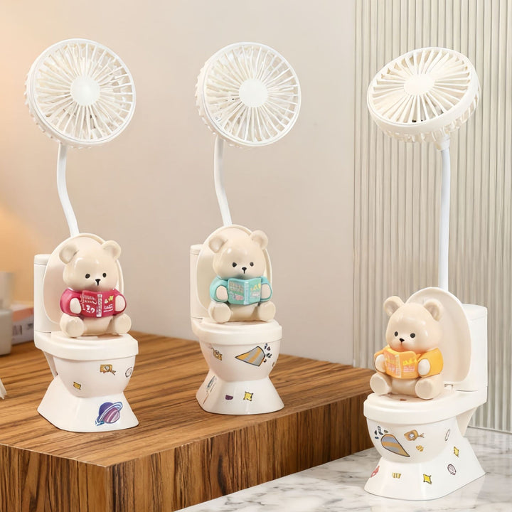 Unisex Creative Table Fan with Processed Design Bowlift