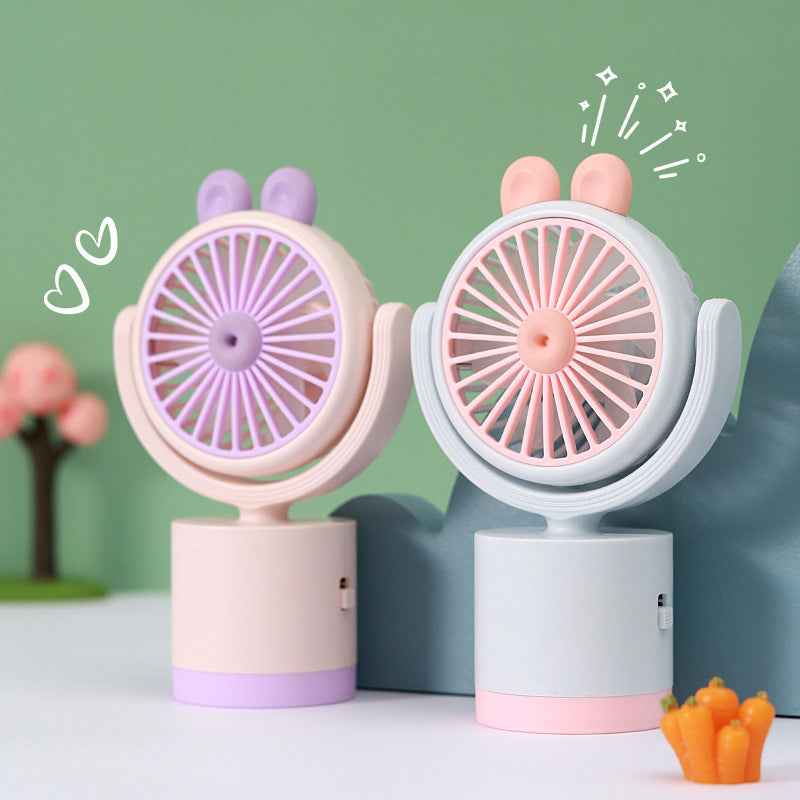 Ladies Portable Handheld Fan in Playful Animal Design Bowlift