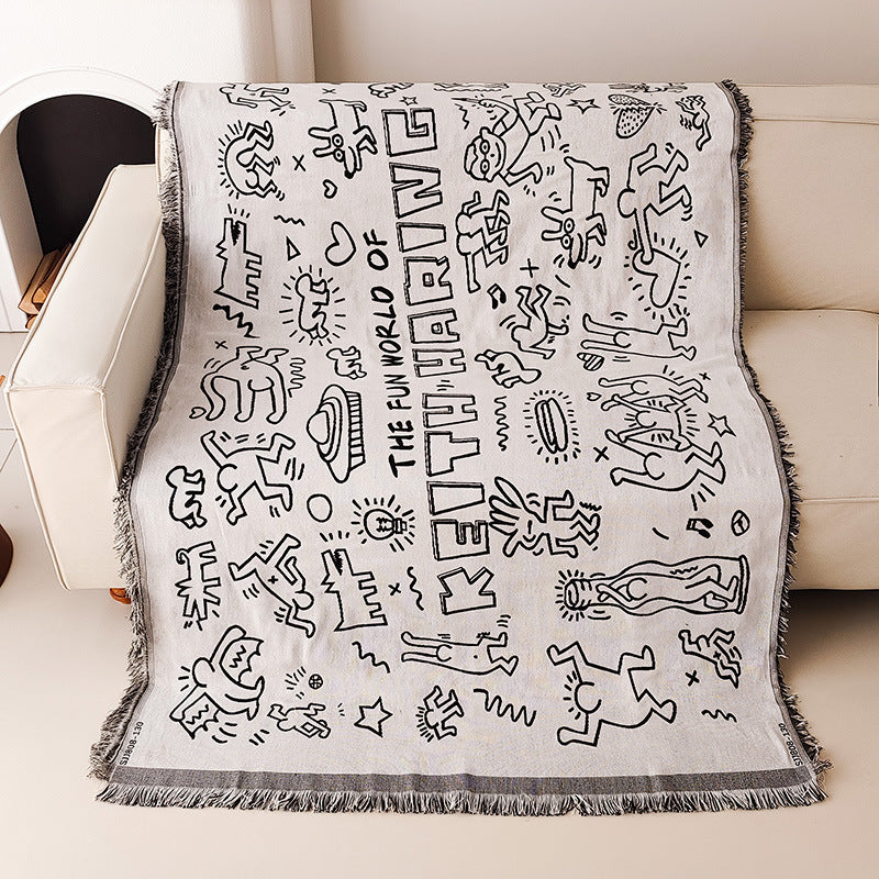 Whimsical Artwork Throw Blanket