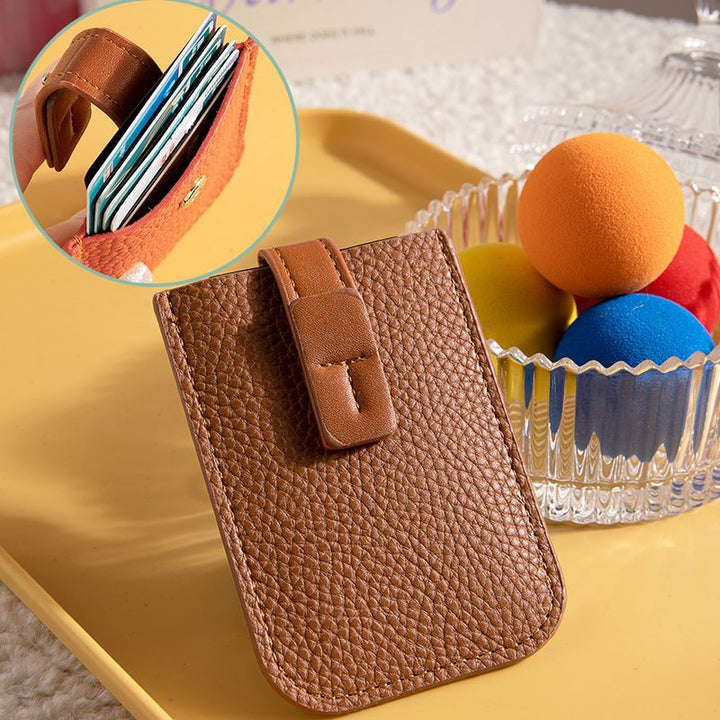 Minimalist RFID-Blocking Leather Card Holder Bowlift