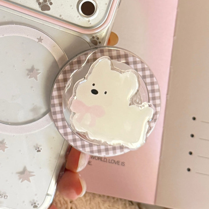 Cute Dog Brooch Bowlift