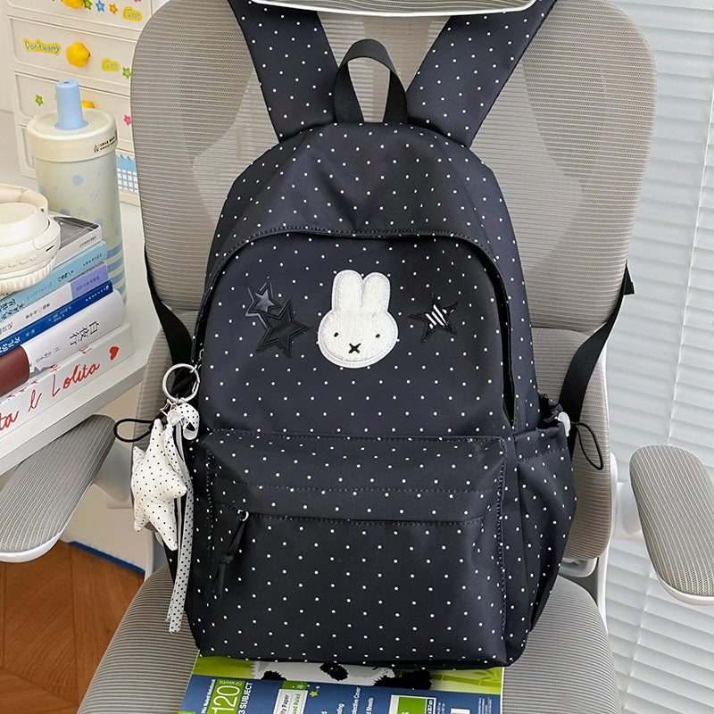 Cute Plush Illustrated Rabbit Backpack