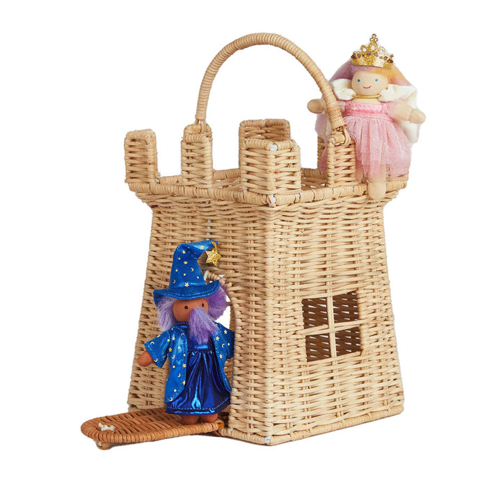 Playful basket in castle design Bowlift