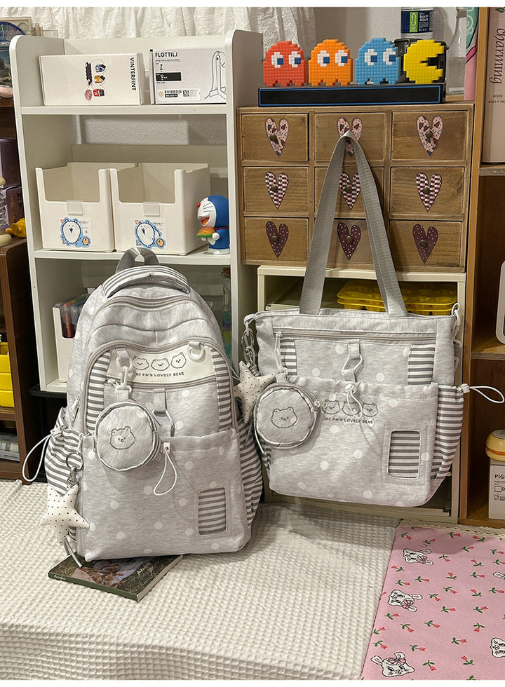 Stylish Multi-Pocket Backpack Set