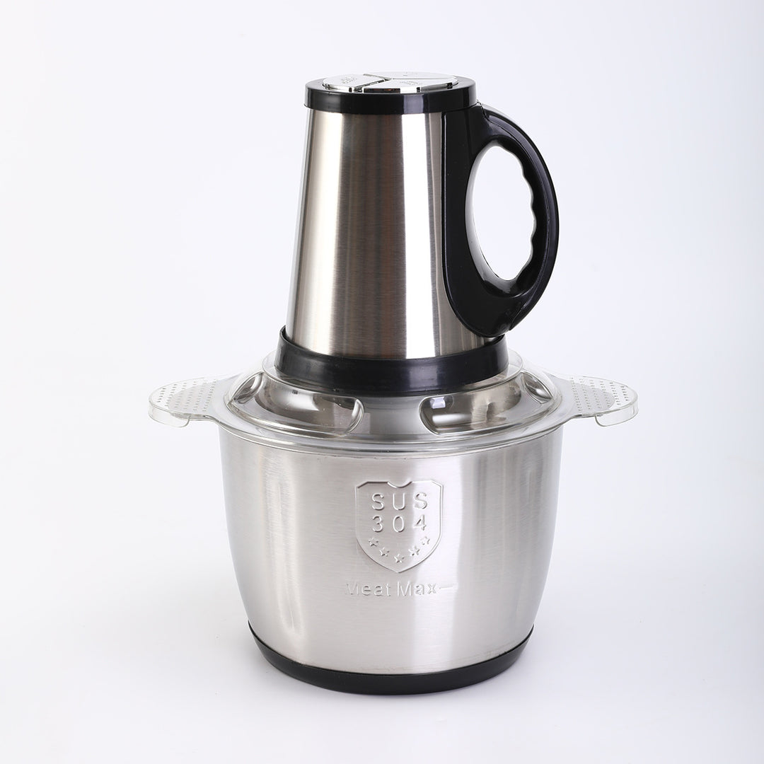 Stainless Steel Electric Meat Mincer with Safety Lid Bowlift