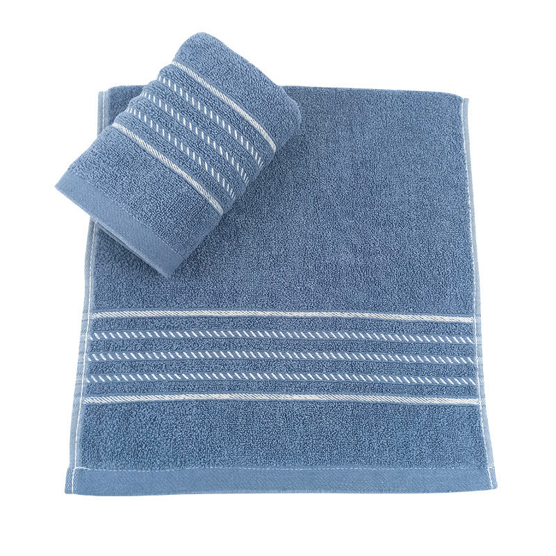 Terry Bath Towel with High-Quality Check Border Bowlift
