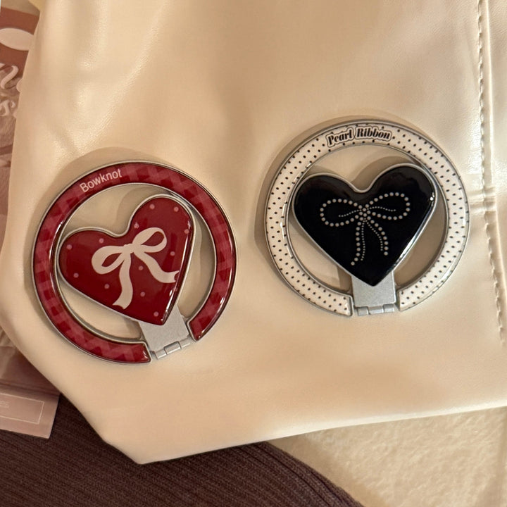 Heart-shaped hand mirror Bowlift