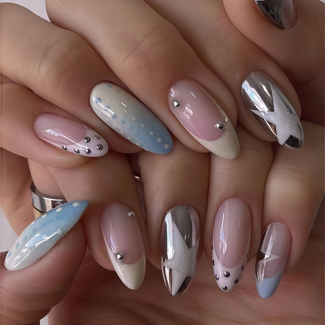 Artistic Gel Nail Art Extensions Bowlift