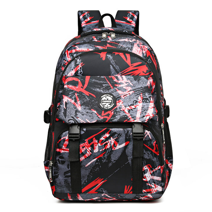 Urban Stylish Graphic Print Backpack