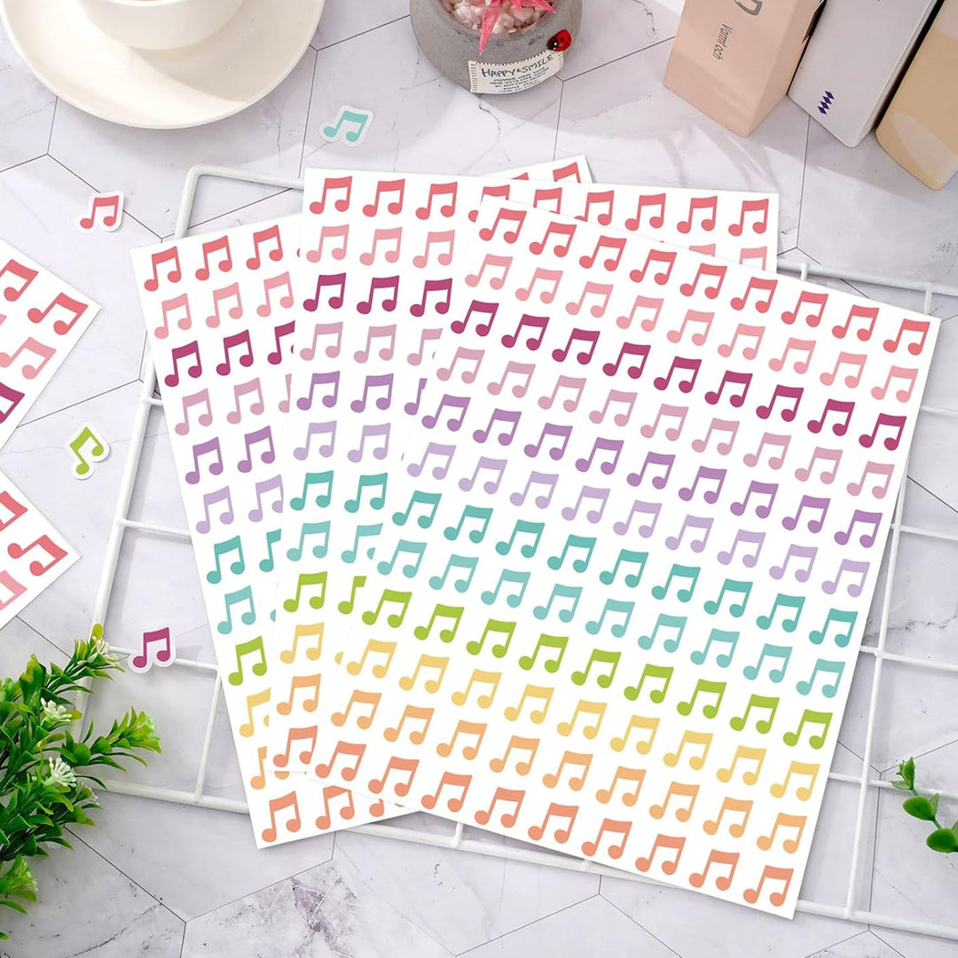 Music Note Decorative Sticker Set Bowlift