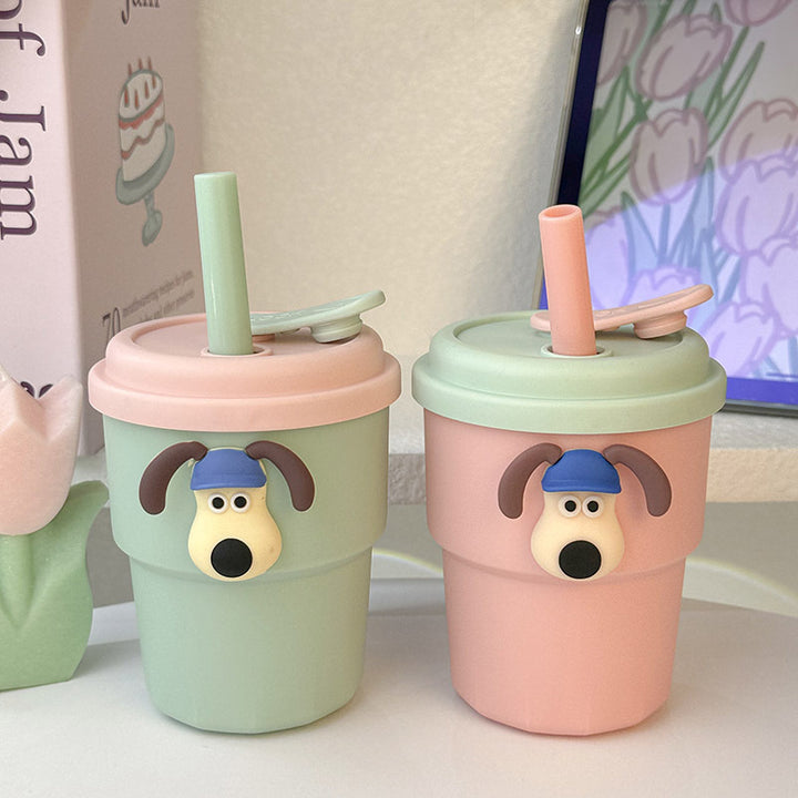 Ladies Insulated Drinking Cup with Animal Motif Bowlift