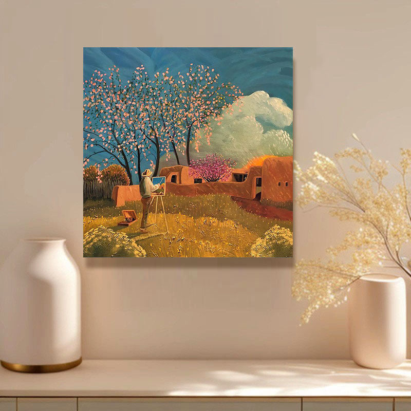 Scenic Winter Landscape Canvas Art