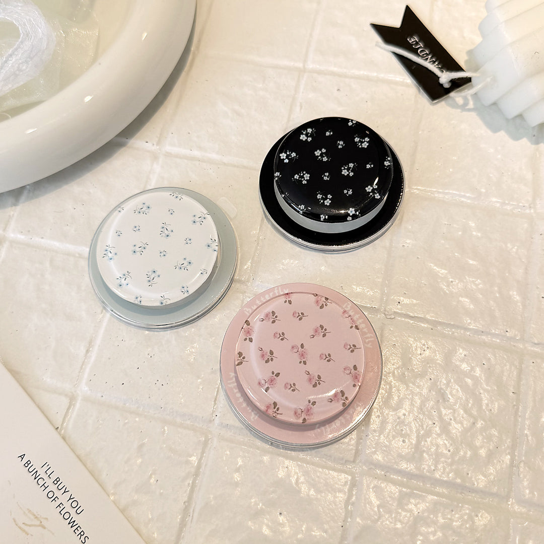 Decorative ceramic coaster with floral design Bowlift