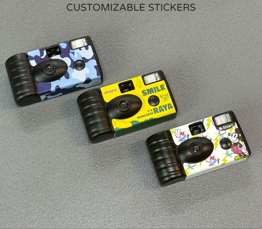 Retro-Themed Disposable Instant Camera Bowlift