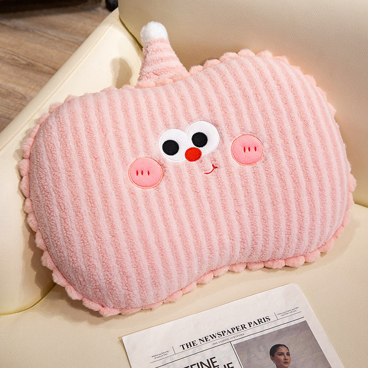 Cozy Animal-Friendly Plush Pillow Bowlift