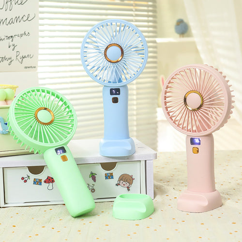 Women's Portable Hand Fan with Energy-Efficient USB Charging Function Bowlift