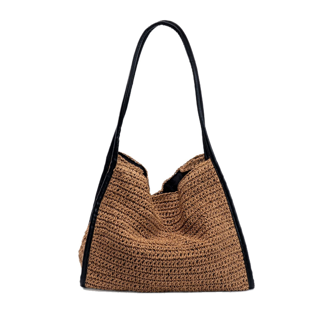 Practical macrame crossbody bag with elegant leather elements Bowlift