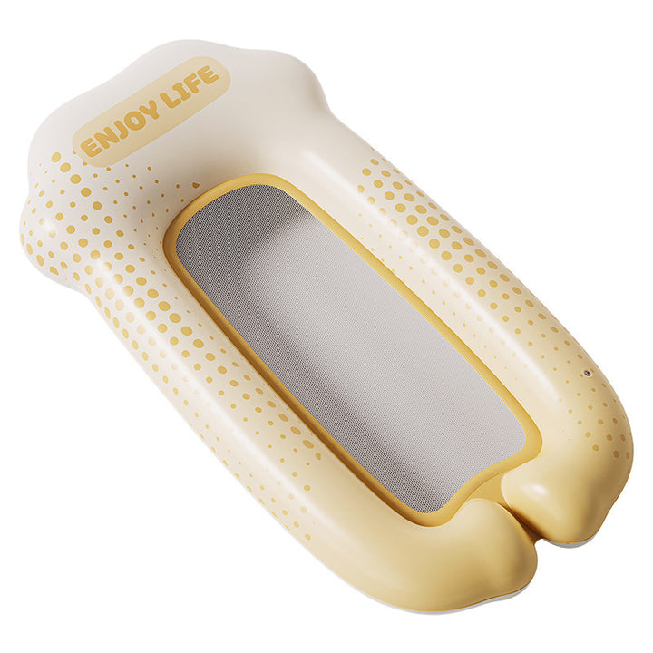 Women Inflatable Relax Lounger with Mesh Surface Bowlift