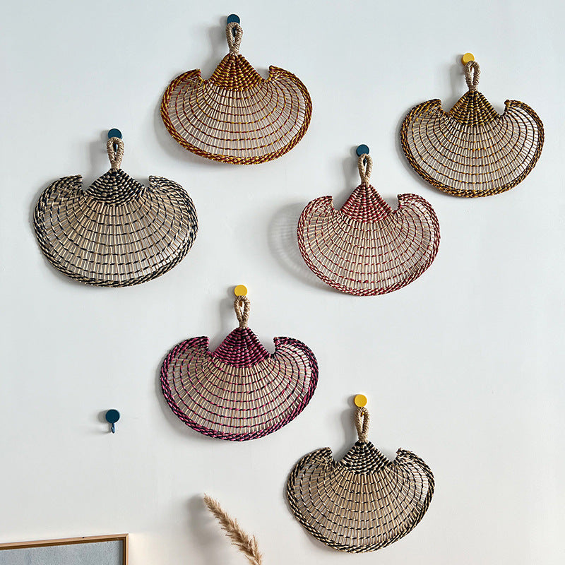 Women handmade fan made of natural materials Bowlift