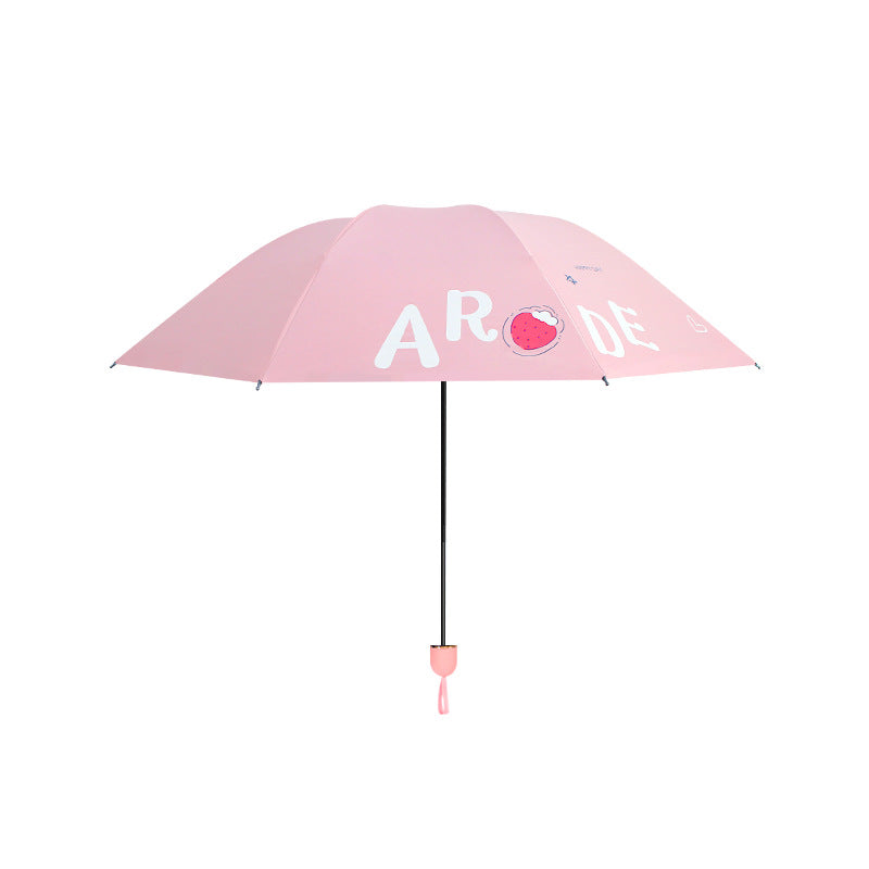 Women's Foldable Umbrella with Cheerful Design Bowlift