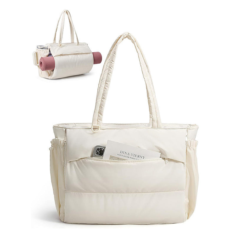 Versatile shopping bag with zip pockets Bowlift