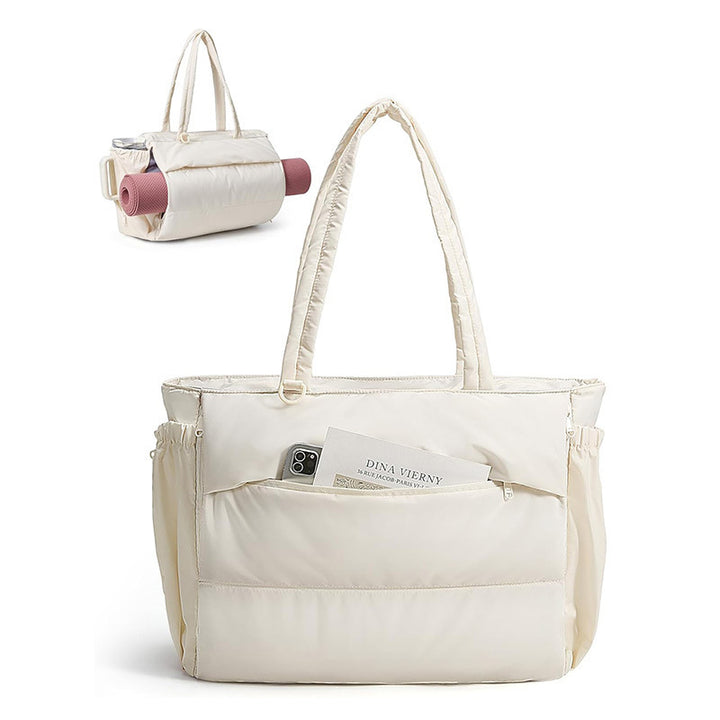 Versatile shopping bag with zip pockets Bowlift