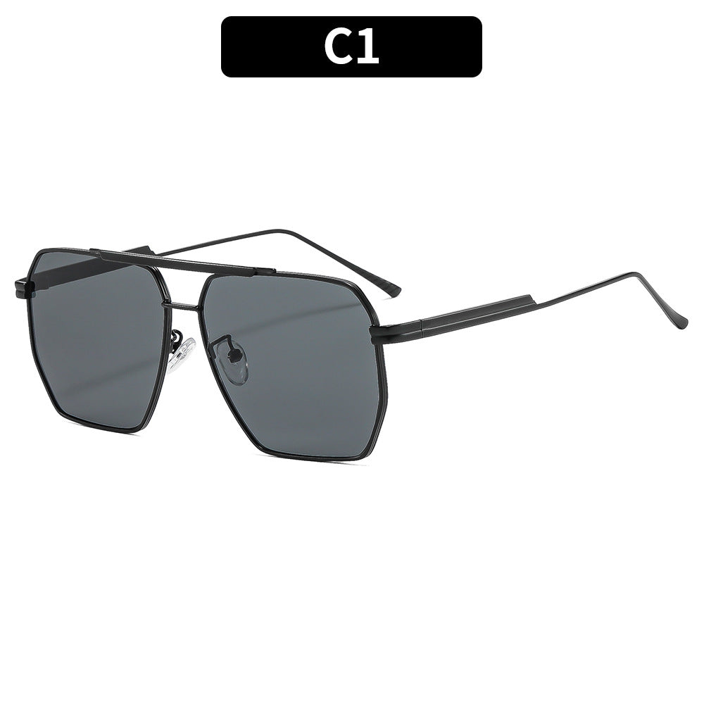 Premium Geometric Shield Sunglasses