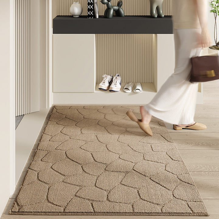 Textured Geometric Area Rug Bowlift