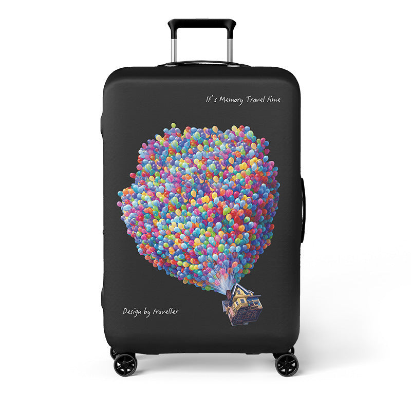 Heart-Patterned Hard Shell Luggage Bowlift
