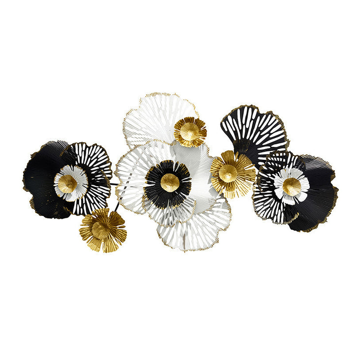 Decorative Metal Floral Wall Art Bowlift